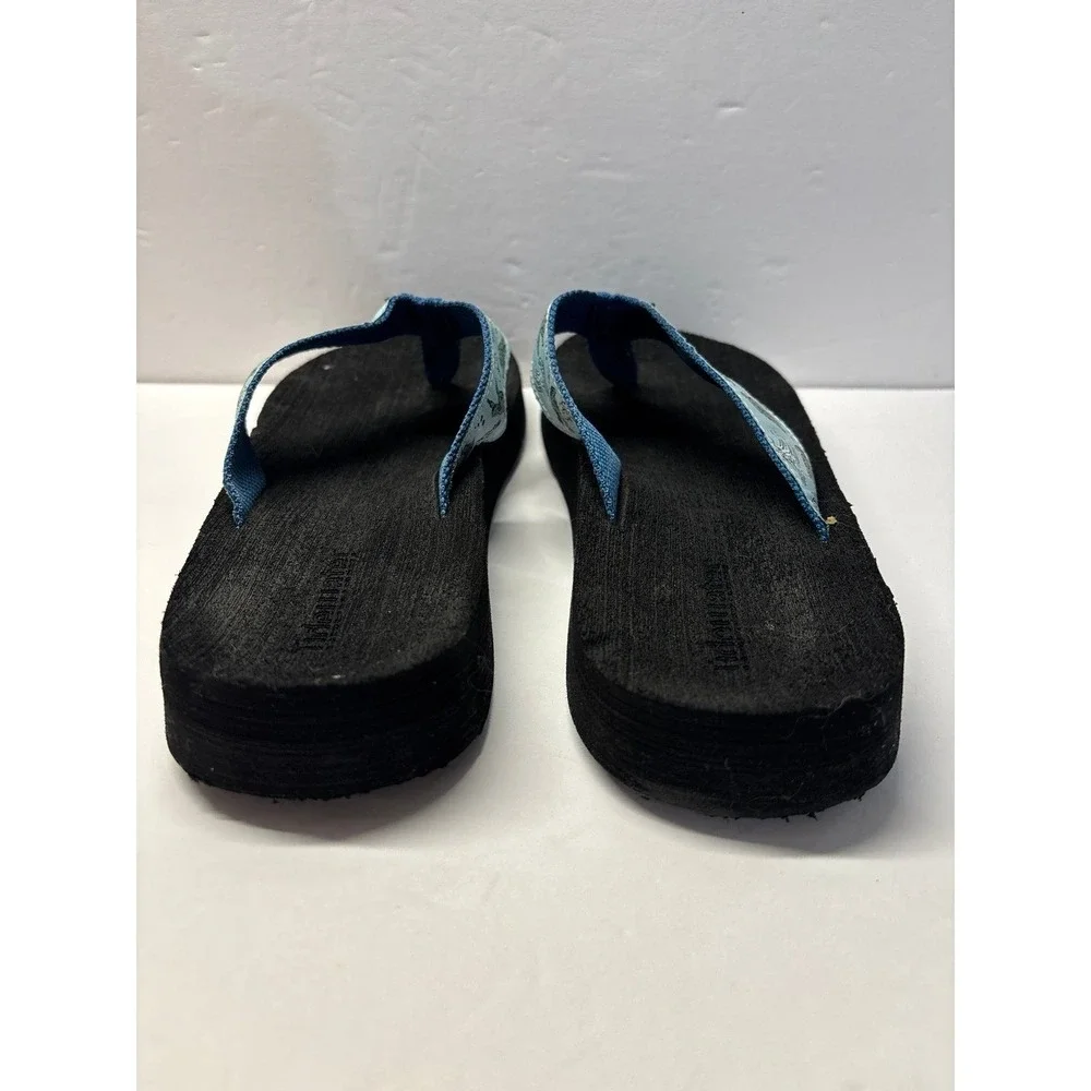 Tidewater Sandals Ocean Legends turtle flip flops (Sz. 9) - Picture 4 of 11